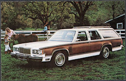 #BGTransport543 - 1979 Marquis Colony Park Wagon Dealer Postcard