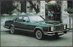 #BGTransport544 - 1979 Monarch  Ghia 4-Door Dealer Postcard