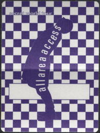 ##MUSICBP0824 - 1993/94 Peter Gabriel Cloth OTTO All Area Access Backstage Pass from the "Secret World" Tour
