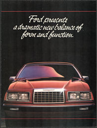 #BGTransport168 - Full Color Dealer Brochure for the 1983 Ford Thunderbird