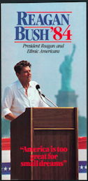 #PL333 - 1984 Reagan Bush Campaign Brochure