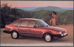 #BGTransport558 - 1987 Ford Escort A Advertising Postcard