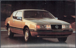 #BGTransport557 - 1987 Mercury  Cougar Advertis...