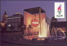 #CC202 - Postcard from the Coke Pavilion at the Atlanta 1996 Olympics