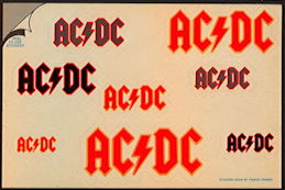 ##MUSICBG0112 - Licensed AC/DC Stickker-Gram
