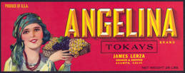 #ZLSG049 - Angelina Grape Label