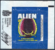 #Cards240 - Card Pack Wrapper from the 1979 Alien Movie