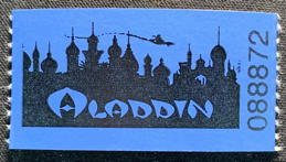 #MISCELLANEOUS421 - Strip of 10 Aladdin (Vegas Hotel) Raffle Tickets
