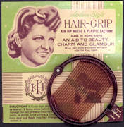#CS255 - Amber Hair Grip on Display Card