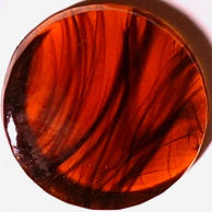 #BEADS0527 - Large 18mm Tortoise Shell Glass Cabochon - As low as 25¢ each