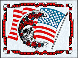 ##MUSICGD2011 - Large Grateful Dead Car Window Tour Sticker/Decal - Flag, Bertha, Moon, and Roses