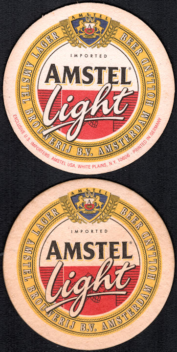 #TMSpirits109 - Amstel Light Beer Coaster