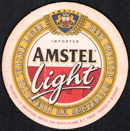 #TMSpirits109 - Amstel Light Beer Coaster