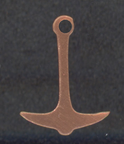#BEADSC0223 - Copper Anchor Charm