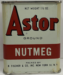 #CS455 - Full Tin of Astor Ground Nutmeg
