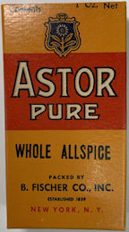 #CS480 - WWII Era Full Box of Astor Brand Pure ...