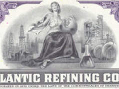 #ZZStock033 - Stock Certificate from The Atlantic Refining Company (Atlantic Richfield)