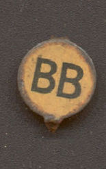 #TOP064 - Tin BB Tobacco Tag - As low as 75¢ each