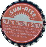 #BF125  - Group of 10 Sun-Rise Black Cherry Soda - Coke Product