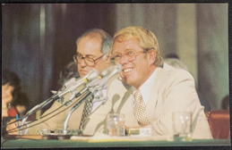 #PL419.15 - Postcard of Billy Carter (Jimmy's brother) at the "Billygate" Hearings