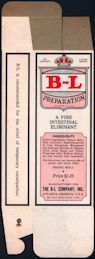 #CS382 - Group of 12 "B-L Preparation Intestinal Eliminant" Medicine Boxes from the WWII Era