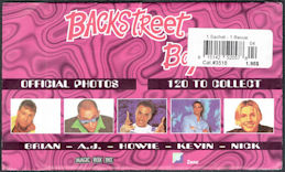 #ZZA283 - 1997 Pack of Backstreet Boys Giant Photocards
