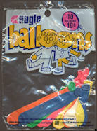 #TY630 - Full Bag of 10 Eagle Rubber Company Balloons
