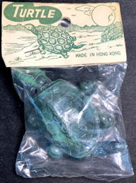 #TYY1021 - Turtle Toy with Bobbing Head and Tail in Original Packaging
