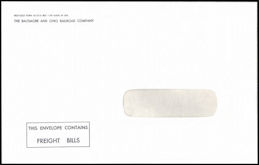 #BGTransport166 - Group of 5 Baltimore and Ohio Railroad Freight Bill Envelopes