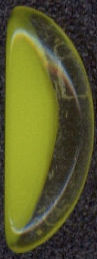 #BEADS0278 - Givre Glass Banana Shaped Cabachon