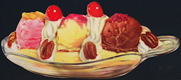 #SIGN175 - Banana Split Sign - As low as 50¢ each
