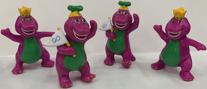 #CH492 - Group of 4 Lyons Group Early Barney Figures