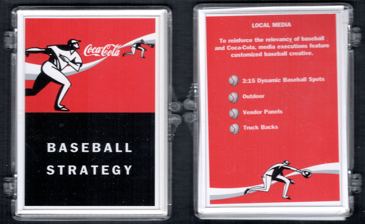 #CC407 - Pair of Coca-Cola Baseball Strategy Card Sets