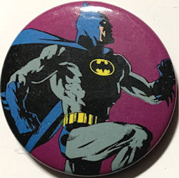 #CH549 - Rare Licensed 1989 Batman Magnet - Batman Running with Cape Flying - Licensed DC Comics