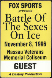 ##MUSICBP1775 - Battle of the Sexes on Ice OTTO Cloth Guest Pass