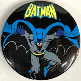 #CH607 - Rare Licensed 1982 Batman Magnet - Batman Leaping in the Dark
