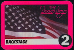 ##MUSICBP0377 - Beach Boys Cloth Backstage Pass...