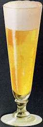 #SIGN278 - Large Diecut Cardboard Diner Beer Glass Sign