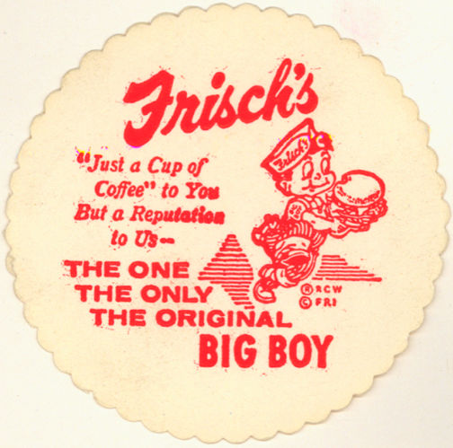 #CH316 - Group of 3 Frisch's Big Boy Coasters