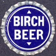 #BF107 - Group of 10 Very Old Birch Beer Soda Cap with Arrows