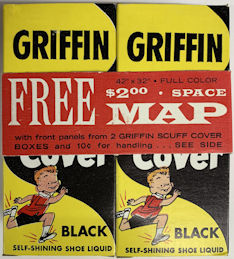 #CS458 - Two Full Boxes of Griffin Black Scuff Cover Wrapped in a Sleeve Offering a Free Space Map