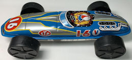 #TY199  - Large Tin Litho Made in Japan Race Ca...
