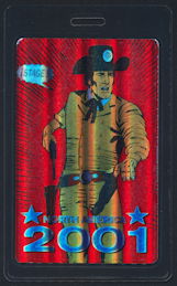 ##MUSICBP0304 - Scarce Bob Dylan OTTO Laminated Holographic Foil OTTO Backstage Pass from 2001 North American Tour