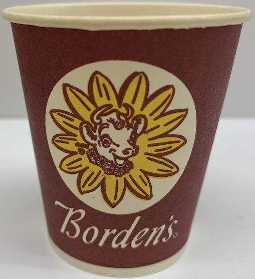 #CH456  - Borden's Sample Size Cup Picturing Elsie