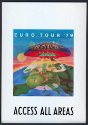 ##MUSICBP0142 - Boston OTTO Backstage Pass from the Euro Tour '79 - Real Piece of History