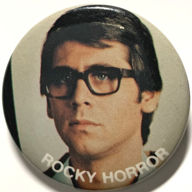 #CH559 - Licensed Rocky Horror Show Pinback - Brad Majors