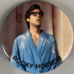 #CH667 - Licensed Rocky Horror Show Pinback - Pictures Brad Majors