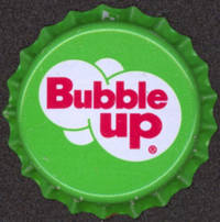 #BF105- Group of 10 Bubble Up Plastic Lined Soda Caps