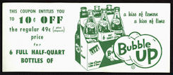 #SOZ090  - Bubble Up 10¢ off Coupon