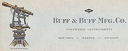 #ZZZ139 - Buff & Buff Surveying Instruments Letter - Detailed Telescope Pictured